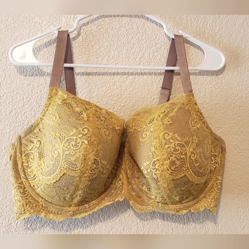 ThirdLove Yellow Bra, Size 44D